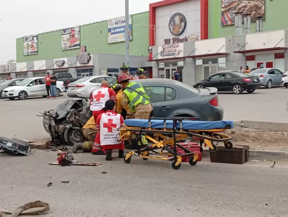 Choque en Boulevard Garc�a