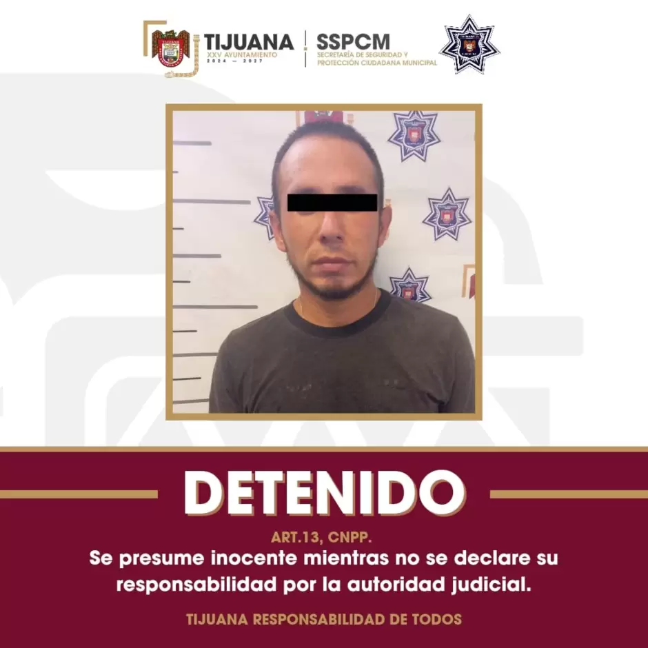 Responsable de probable intento de feminicidio en Tijuana