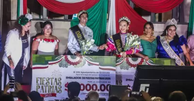 Christian Flores y Brbara Vzquez, embajadores de las Fiestas Patrias 2025 en E