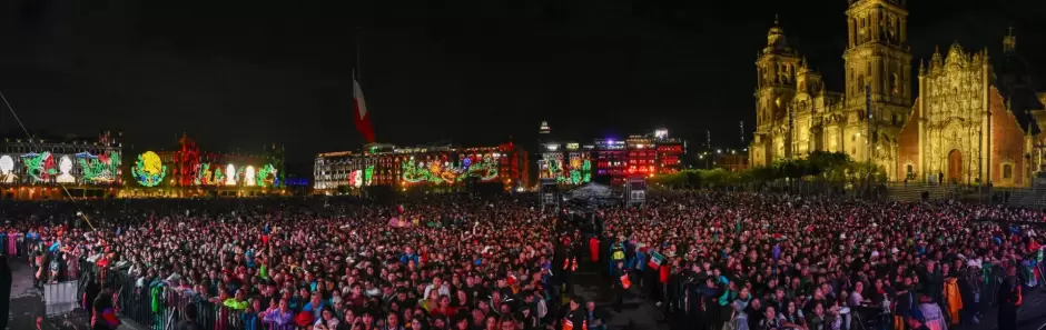 Histrico! Presidenta Claudia Sheinbaum encabeza ceremonia del Grito de Independencia; primera mujer en 215 aos