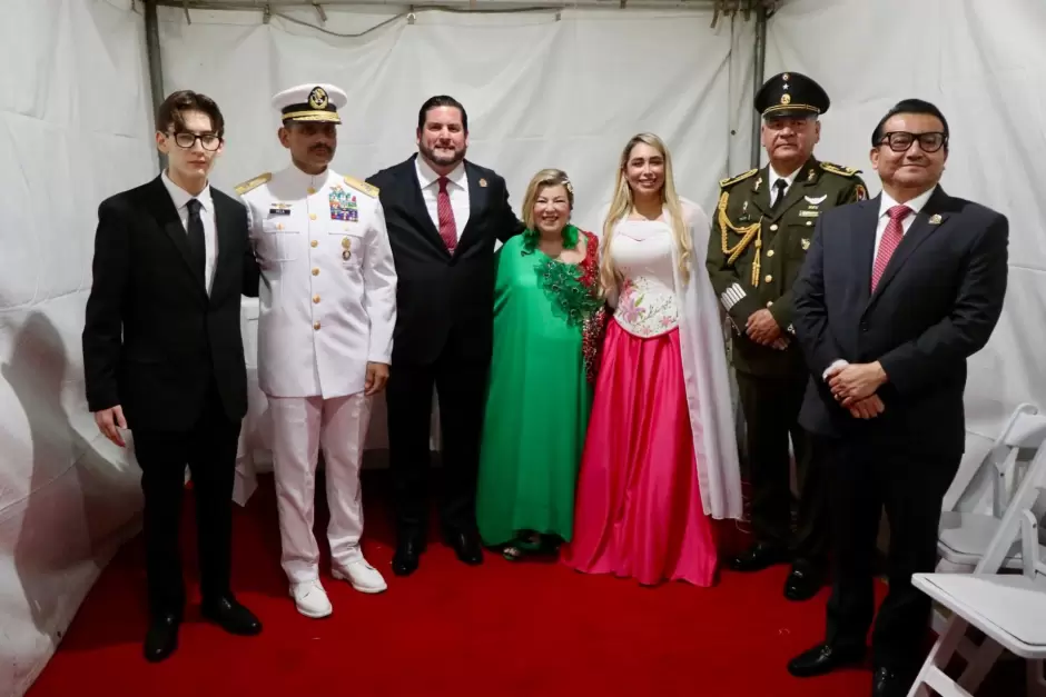 Encabeza Ismael Burgueo Ruiz Ceremonia del CCXV Aniversario del Grito de Independencia en Tijuana