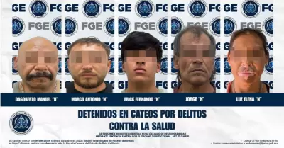 Detenidos en cateos por narcomenudeo