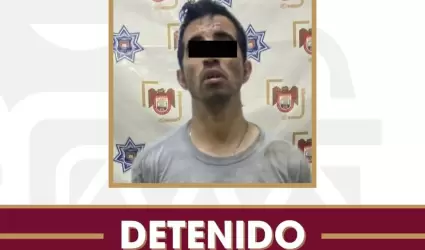Detenido por robo a transente en Ejido Matamoros