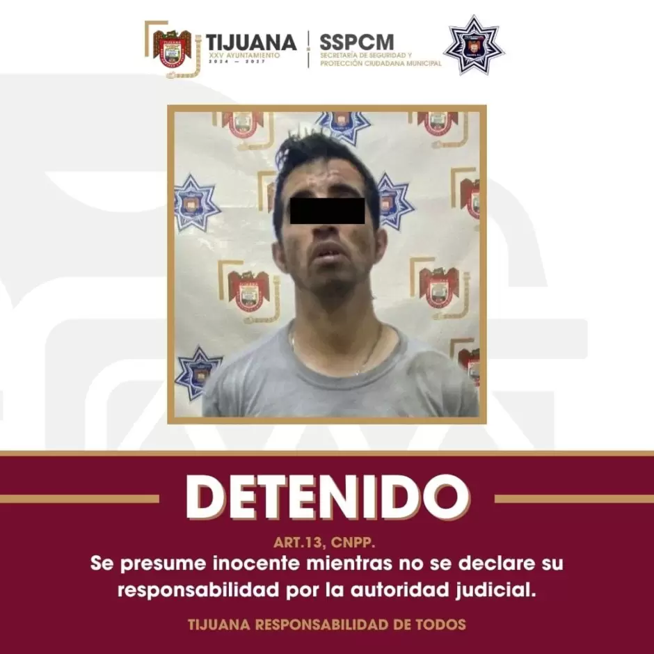 Detenido por robo a transeúnte en Ejido Matamoros
