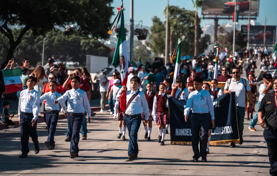 Ceremonia conmemorativa por el 215 Aniversario de la Independencia de Mxico