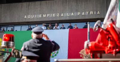 Ceremonia conmemorativa por el 215 Aniversario de la Independencia de Mxico