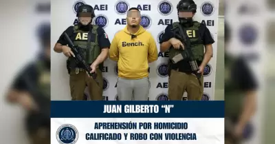 Acusado de homicidio calificado y robo con violencia