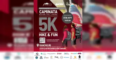 Caminata deportiva ligera de 5 km "HIKE& FUN"