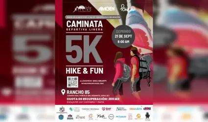 Caminata deportiva ligera de 5 km "HIKE& FUN"