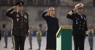 Claudia Sheinbaum encabeza ceremonia en memoria de vctimas de sismos