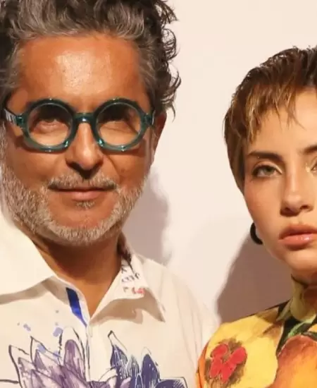 Ral Araiza y su hija Camila