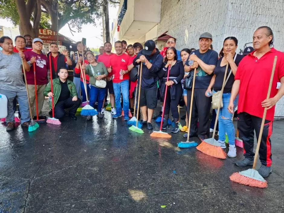 Jornada de limpieza en la Zona Centro