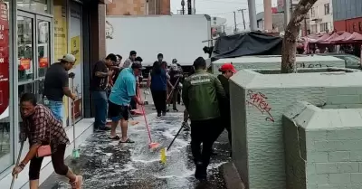 Jornada de limpieza en la Zona Centro
