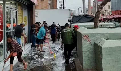 Jornada de limpieza en la Zona Centro