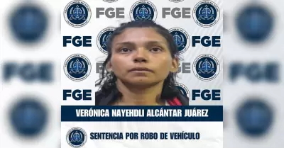 Sentenciada por robo de vehculo en Tijuana