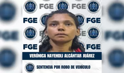 Sentenciada por robo de vehculo en Tijuana
