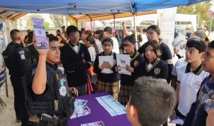 Acciones preventivas con estudiantes de secundaria en la Snchez Taboada