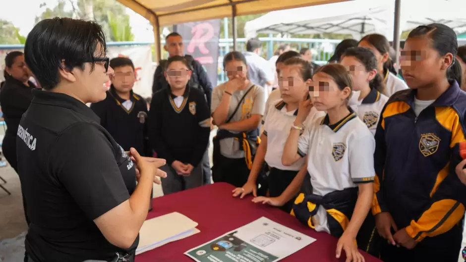 Acciones preventivas con estudiantes de secundaria en la Snchez Taboada