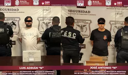 Detenidos con arma en Tijuana