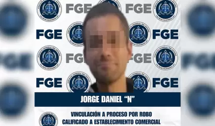 Detenido por robo calificado a establecimiento comercial