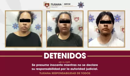Detenidos por robo con violencia a conductor de plataforma
