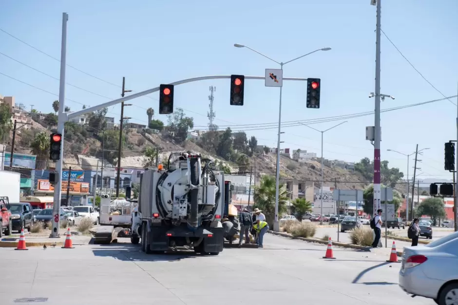 Rehabilitación de tramo del colector Insurgentes en Tijuana