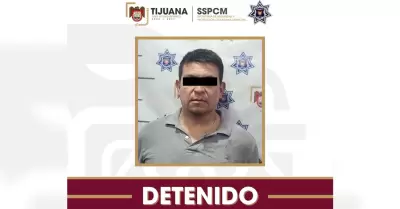 Presunto responsable de robo con violencia en Tijuana