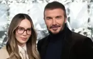 Belinda sorprende al posar al lado de David Beckham