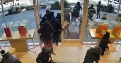 Robo masivo en joyera de California