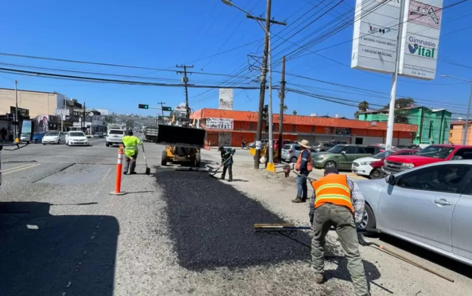 Rehabilitacin en tramo de la avenida Jurez