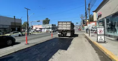 Rehabilitacin en tramo de la avenida Jurez