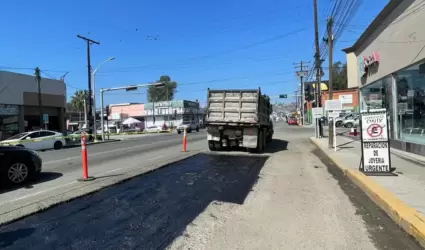 Rehabilitacin en tramo de la avenida Jurez