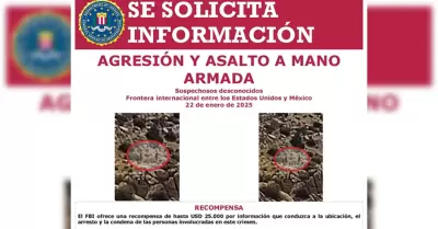 Recompensa por atacantes que dispararon a senderistas cerca de la frontera