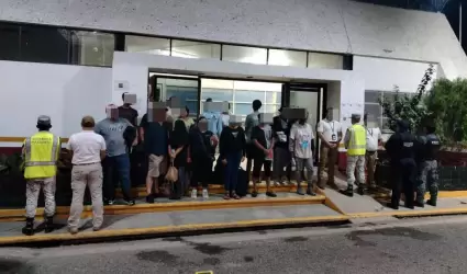 Detenidos en Chiapas