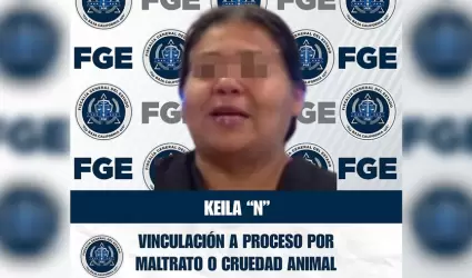 Vinculada a proceso por maltrato animal