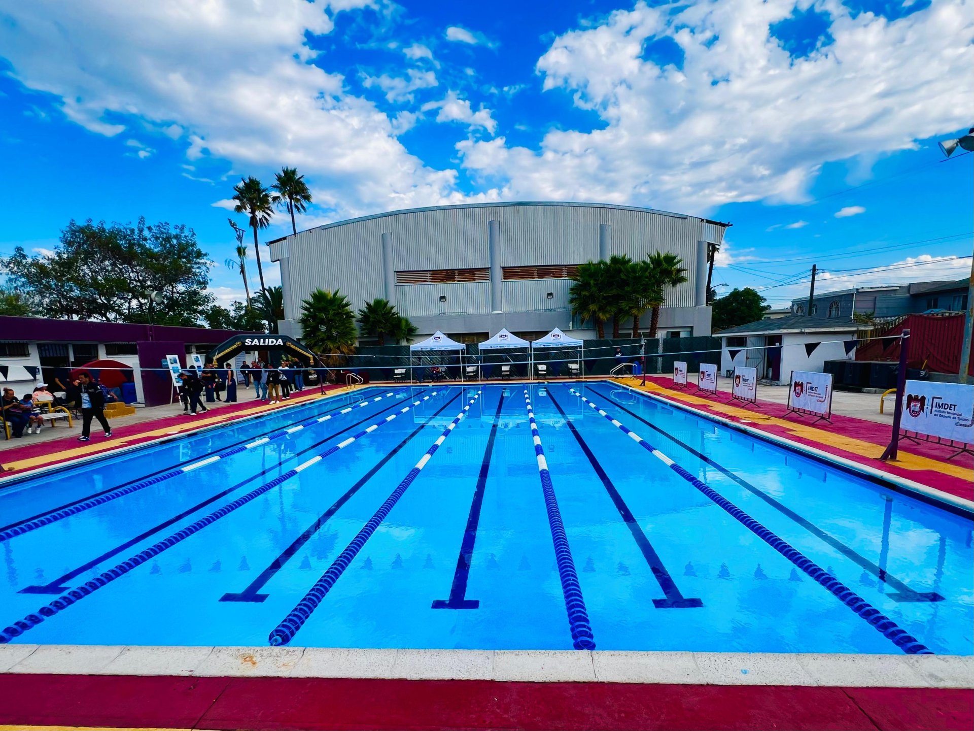 Reapertura Gobierno Municipal de Tijuana alberca de la Unidad Deportiva ...