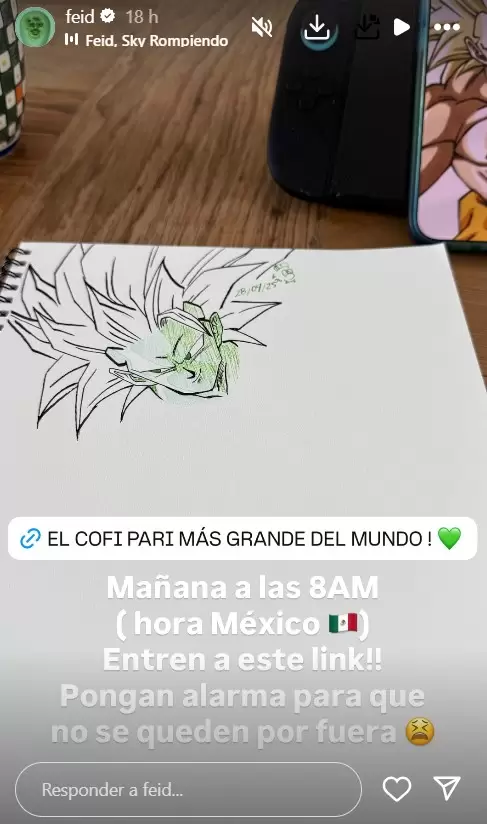 Feid tendr una "Coffee Party" en Mxico