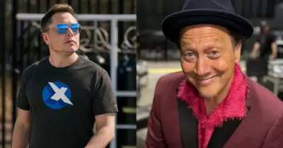 Elon Musk y Rob Schneider