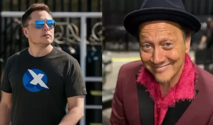 Elon Musk y Rob Schneider