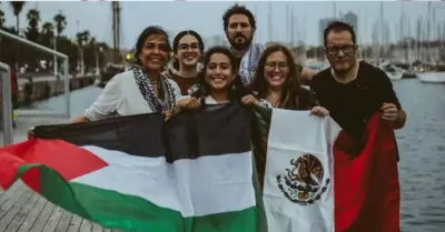 Mexicanos en Flotilla Global Sumud