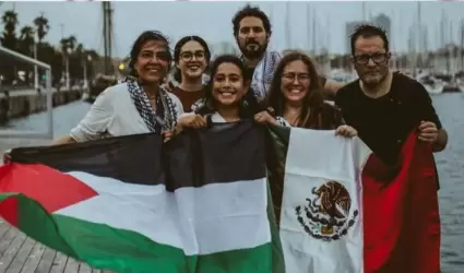 Mexicanos en Flotilla Global Sumud