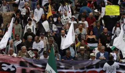 Marcha del 2 de octubre en conmemoracin de los 57 aos de la masacre estudianti