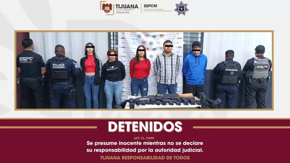 Detenidos con armas largas, cargadores y chalecos antibalas