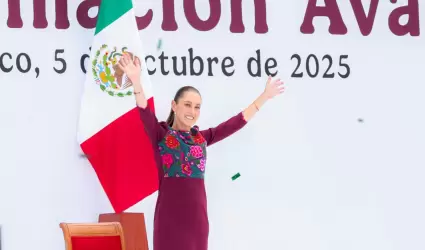 Presidenta Claudia Sheinbaum en su primer informe de gobierno