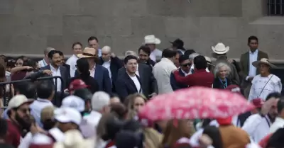 Evento de la presidenta de Mxico, Claudia Sheinbaum, por su primer ao de gobie