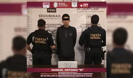 Hombre armado detenido durante persecucin policial en Tijuana