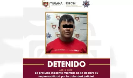Presunto responsable de intento de asalto en la colonia Tercera Etapa del Ro Ti