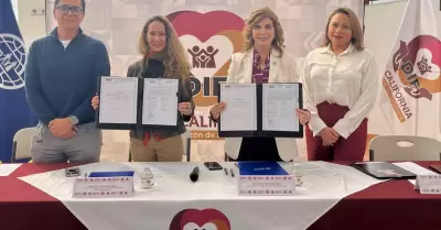 DIF Baja California y la OIM firman memorndum clave