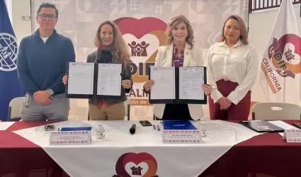 DIF Baja California y la OIM firman memorndum clave