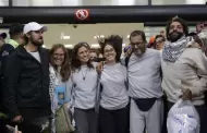 Llegan a Mxico los seis connacionales detenidos por Israel en Flotilla Global Sumud